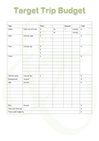 Budget Form