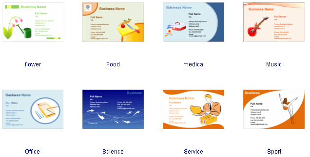 Business Card Examples