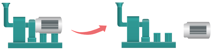 séparer le symbole de souffleur
