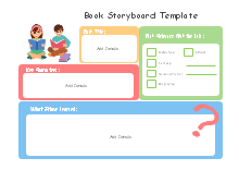 Book Storyboard Graphic Organizer