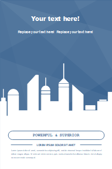 Building Silhouette Poster
