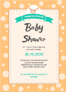 Church Sunday Service Invitation