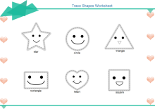 Drawing Shapes Worksheet